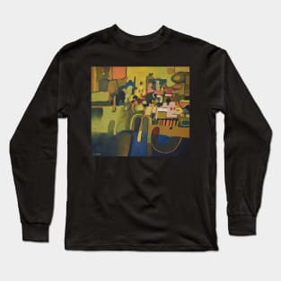 Autumn Abstract Landscape Long Sleeve T-Shirt